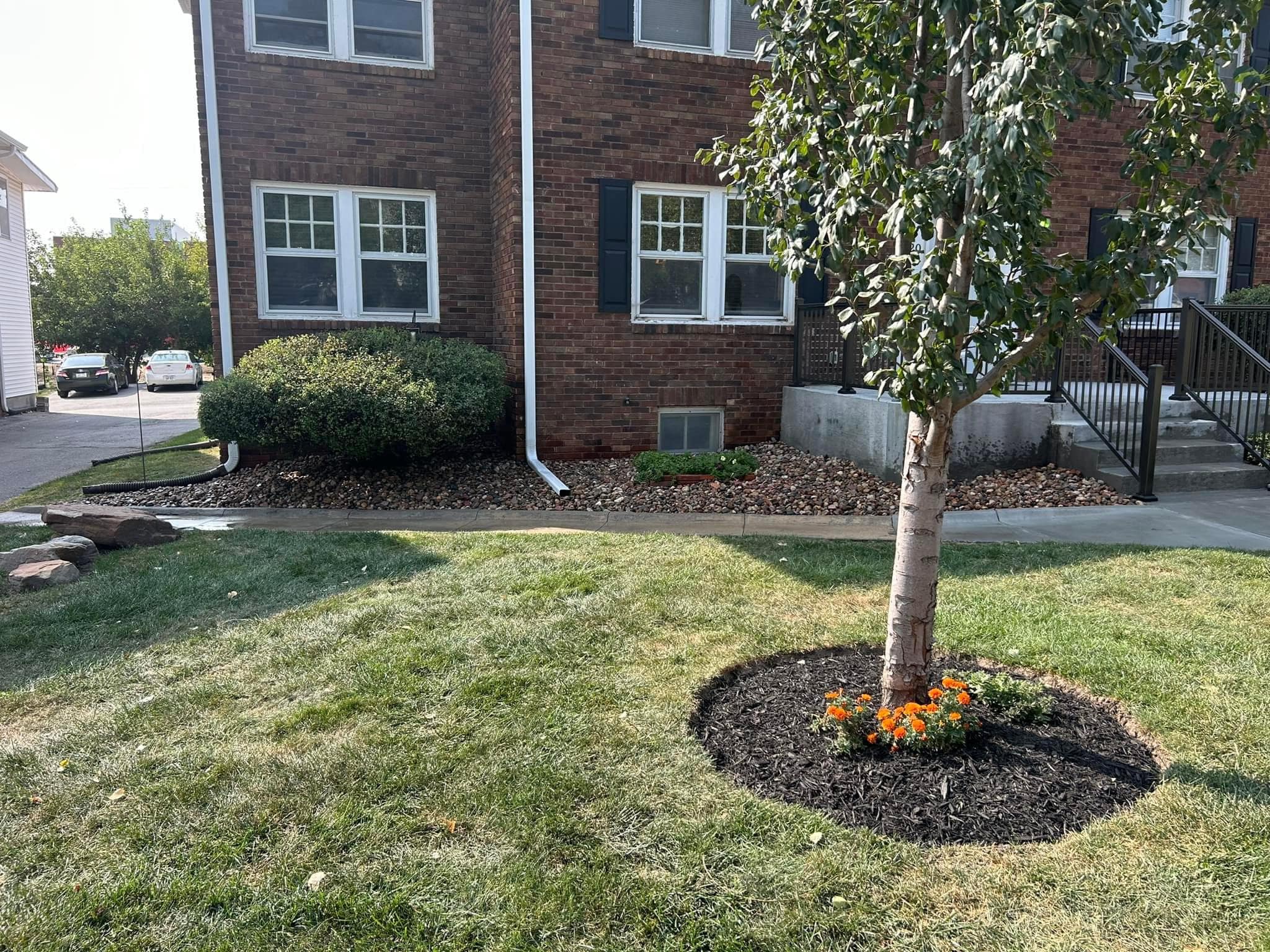 Luxury outdoor living areas by Omaha lawn and landscape company.