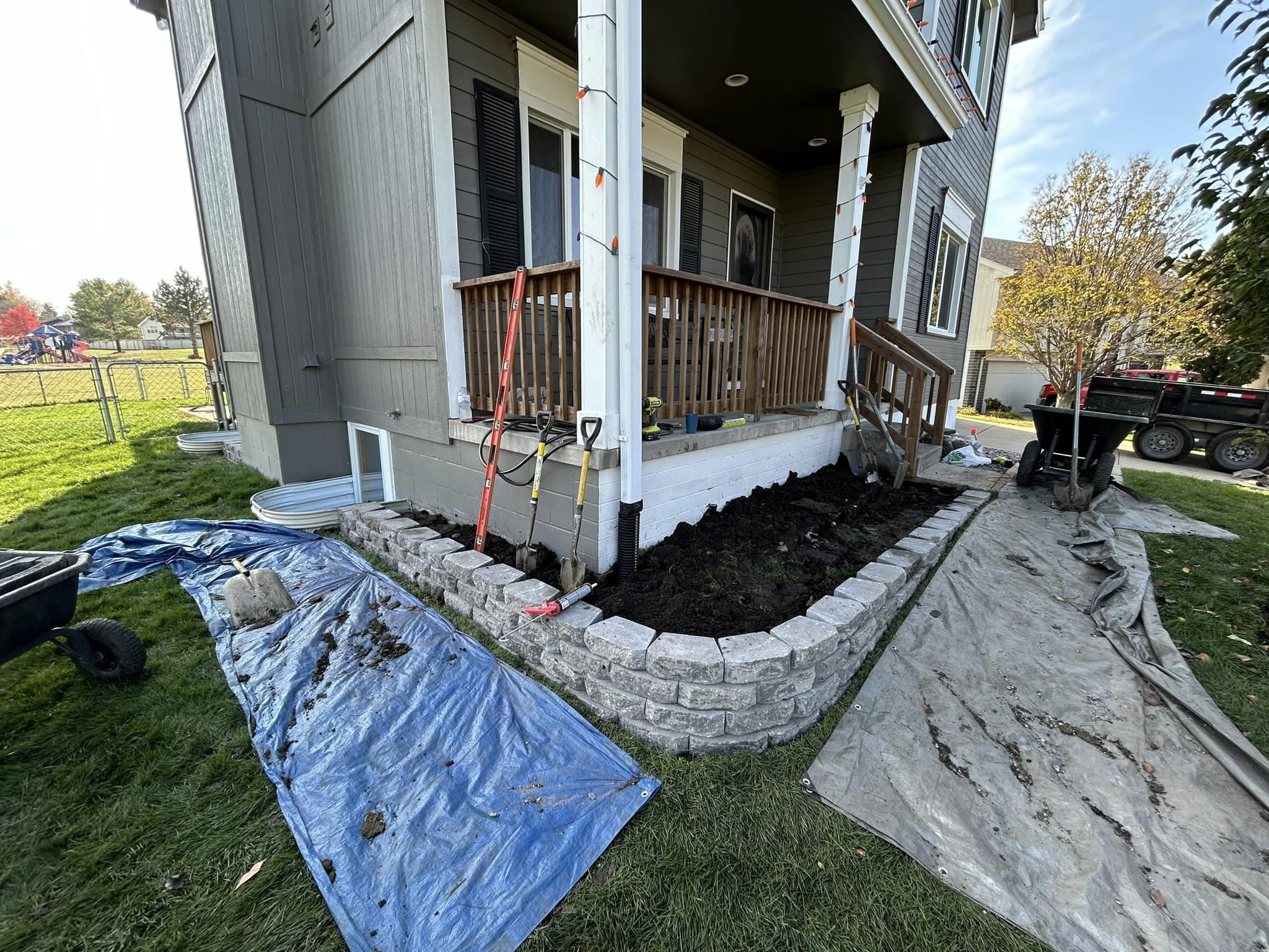 Softscaping and seasonal planting by trusted landscaping Omaha professionals.